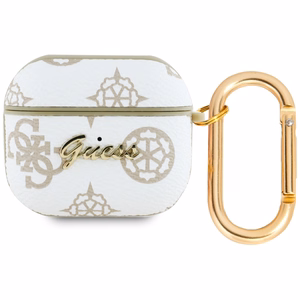 Guess GUA3PG4GPH AirPods 3 dėklas balta 4G Hook
