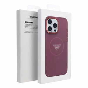 FRAME MAG COVER magnetinis dėklas telefonui, suderinamas su MagSafe, skirtas IPHONE 15 PRO, purpurinės spalvos