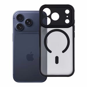„Full Matte Mag Cover“ dėklas, skirtas „iPhone 17 Pro / 18 Pro“, suderinamas su „MagSafe“ – juodas