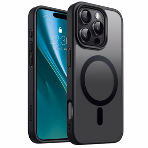 Etteri Matt Mag dėklas iPhone 16 Pro Max 6,9" juodas