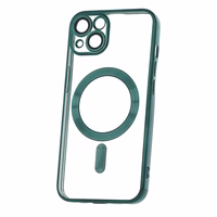 Color Chrome Mag dėklas for iPhone 17 Pro Max 6,9" žalias open ring