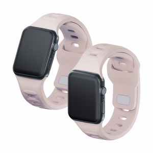38/40/41/42 mm Latte (small) - 3mk Silicone Watch Strap for Apple