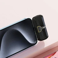 Mini išorinė baterija Dudao K20SL 5000mAh su Lightning / USB-C jungtimis (juoda)