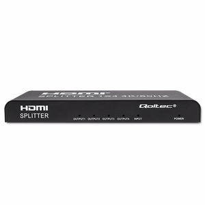Qoltec 51799 aktyvus HDMI skirstytuvas 4 x HDMI 4K x 2K | 6Gb/s | 60Hz