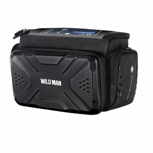 WILDMAN дорожная сумка для руля велосипеда на молнии, 4L, GS6, черная