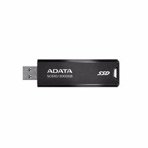 ADATA SC610 USB atmintinė 2 TB USB Type-A 3.2 Gen 2 (3.1 Gen 2) juoda