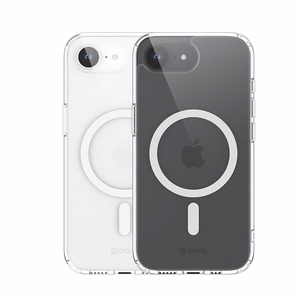 Crong Clear MAG Cover MagSafe dėklas, skirtas iPhone 17e / 16e, skaidrus