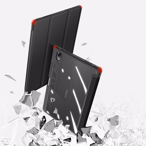 Dux Ducis Toby šarvuotas išmanusis dėklas Oppo Pad su rašiklio laikikliu juoda