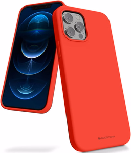 Dėklas Mercury Silicone Case Samsung A175 A17 4G/A176 A17 5G raudonas