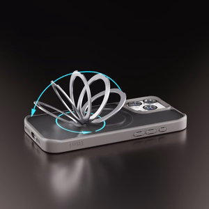 Etteri Matinis Mag Ring dėklas for iPhone 17 Air pilkas