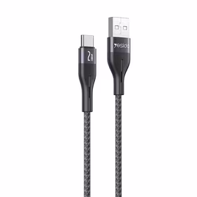 YESIDO LAIDAS CA121 18W USB/TYPE-C 1M 2A juodas