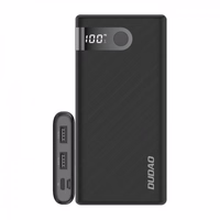 Išorinė baterija Dudao "K9 Pro" juodas 10000mAh (2xUSB / Type-C / MicroUSB) (LED ekranas)