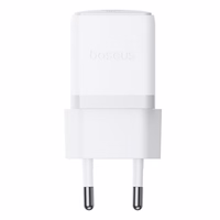 Įkroviklis Baseus Palm 20W USB-C + USB-C to USB-C cable 1.0m baltas P10111602213-01