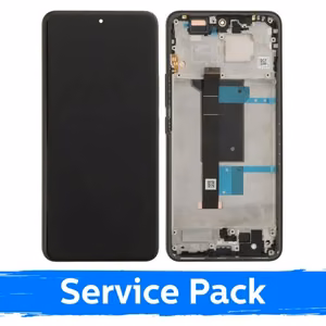 Ekranas skirtas Xiaomi Redmi Note 15 Pro 4G (EU version)su rėmeliu / Green / (Service Pack)