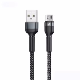 USB kabelis Remax RC-124m USB-A to MicroUSB 1.0m juodas