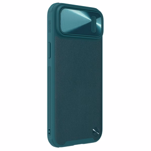 Nillkin CamShield odinis S dėklas iPhone 14 Plus su kameros dangteliu žalias
