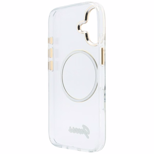 Guess IML Script Metal MagSafe Dėklas for iPhone 17 - skaidrus