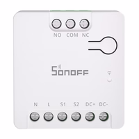 SONOFF MINI-D išmanusis WiFi Matter jungiklis (AC/DC 12-48V, sausas kontaktas)