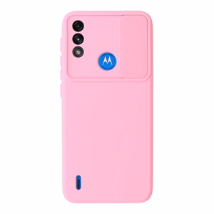 Camshield Soft dėklas telefonui Motorola Moto E7 Power/E7i Power šviesiai rožinis