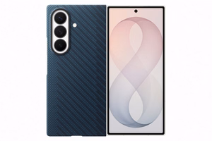 Samsung Galaxy Z Fold8 Ultra aramido pluošto magnetinis dėklas su 2 antirefleksinėmis plėvelėmis, mėlynas
