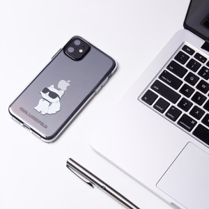 Karl Lagerfeld Ikonik Choupette Case for iPhone 11 / Xr - Transparent