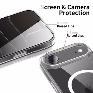Tech-Protect Flexair Hybrid CC MagSafe dėklas iPhone Air skaidrus