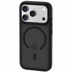 Benks Magnetic Mist dėklas su metaliniu rėmeliu (C.K.FF.AP.BK.0072) iPhone 18 Pro/17 Pro, juodas, su kameros valdymo mygtuku