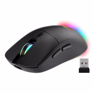Wireless 2-in-1 Mouse (BT/RF) Silent & Recharge MT1124