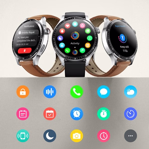 Išmanusis laikrodis Joyroom JR-FC2 Pro Classic Series Smart Watch (Make/Answer Call) Moonlight Silver