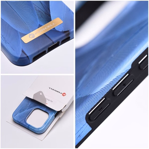 FORCELL F-PROTECT Mirage dėklas telefonui suderinamas su MagSafe IPHONE 15 Plus mėlynas paukštis