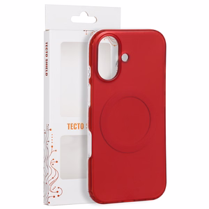 Tecto Shield Mistiq Mag dėklas, skirtas iPhone 17 6,3", raudonas