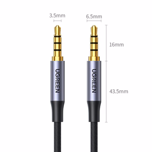 Ugreen AV183 20785 laidas 3.5mm mini jack / 3.5mm mini jack 3m - pilkas