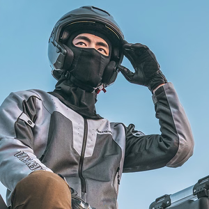 Wozinsky WKM-03B žieminė balaklava veido kaukė motociklui ir dviračiui - juoda