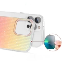 Kingxbar Travel Series prabangus elegantiškas dėklas telefonui iPhone 13 Pro oranžinis (Saulėlydis)