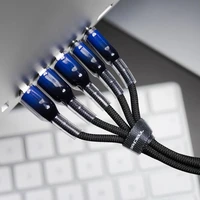 Kabelis FORCELL F-ENERGY C351 USB A į Micro USB QC3.0 2,4A 18W Gradientinis 1 m juodas (m)