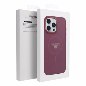 FRAME MAG COVER dėklas telefonui suderinamas su MagSafe IPHONE 17 fuksija