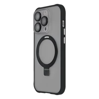 Žiedinis saugus magnetinis dėklas iPhone 13 6,1" juodas