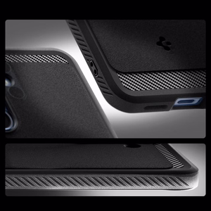 Spigen Rugged Armor Mag MagSafe Dėklas telefonui Samsung Galaxy S25 - matinė juoda