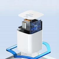 Wozinsky CMWCW 20W USB-C / USB-A sieninis įkroviklis - baltas