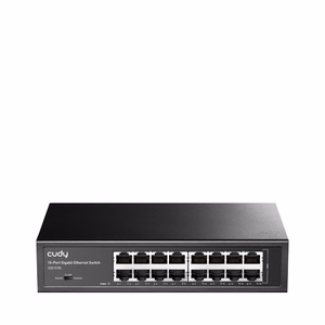 Cudy GS1016 tinklo komutatorius Gigabit Ethernet (10/100/1000) juodas