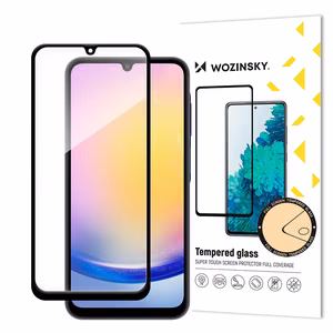 Защитное стекло для экрана "Wozinsky 5D Full Glue" Samsung A256 A25 5G чехол-футляр черный