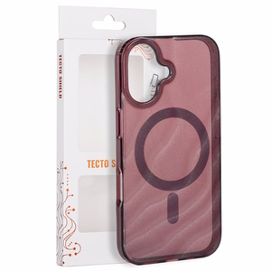 „Tecto Shield Desert Mag“ dėklas, skirtas iPhone 17 6,3", raudonmedžio spalvos