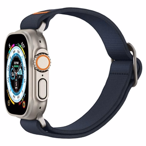 Spigen Fit Lite Ultra dirželis Apple Watch 4/5/6/7/8/9/SE/Ultra (42/44/45/49 mm) - tamsiai mėlynas