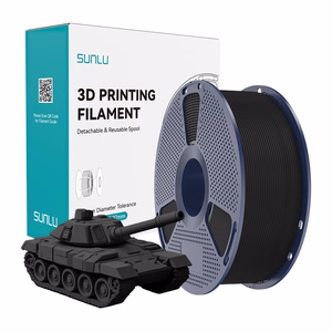 Sunlu PLA+ High-Speed filamentas, juodas