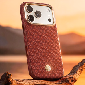 Benks ArmorGrid Edge X9 Air Navigator kevlaro dėklas (C.K.FL.AP.RD.X069) iPhone 18 Pro/17 Pro, raudonas (Sawy Red)