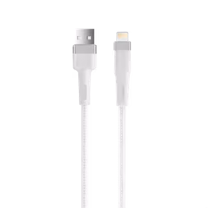 "Setty" USB - "Lightning" kabelis 1,2 m 2A KNA-L-1.220 baltas