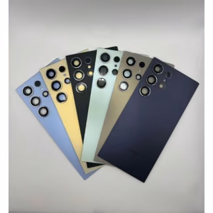 Galinis dangtelis suderinamas su Samsung S928 S24 Ultra / Titanium Yellow / (su kameros lęšiu) OEM