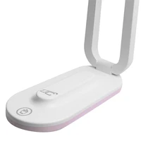 Sulankstoma LED stalinė lempa 10W, 3000/4500/6000K, 1200mAh, rožinė, LTC