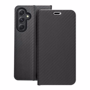 LUNA Book Carbon dėklas telefonui SAMSUNG A54 5G juodas