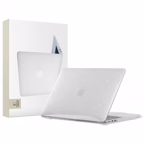 Tech-Protect SmartShell dėklas MacBook Air 13" M2 / M3 / 2022-2024 - Skaidrus-blizgantis
